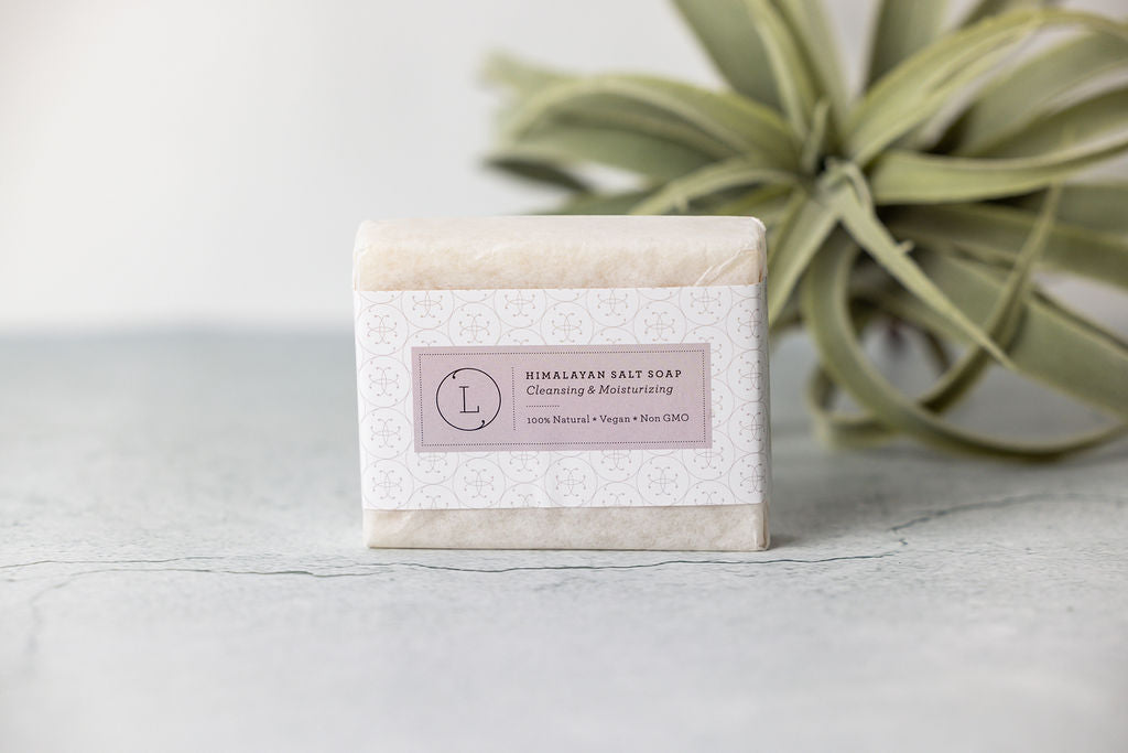Natural Handmade Himalayan Salt Bar Soap - Unscented (2ct.)