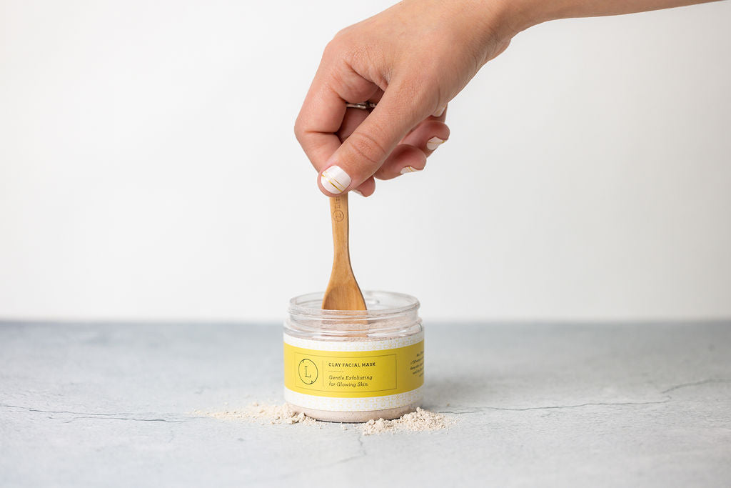 Natural Clay Facial Exfoliating Mask