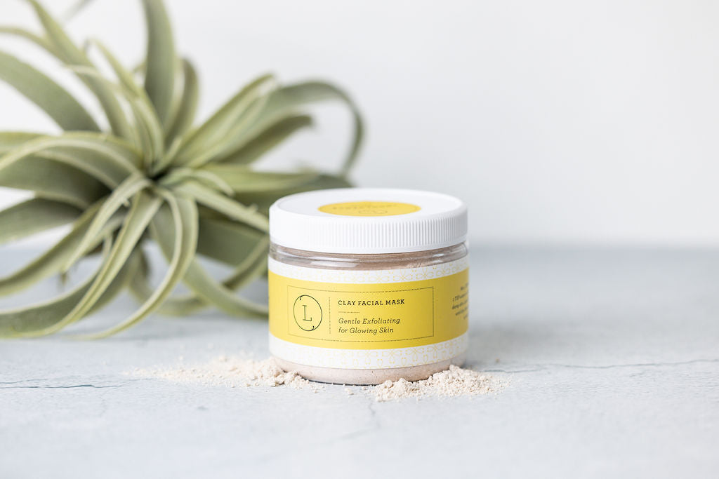 Natural Clay Facial Exfoliating Mask
