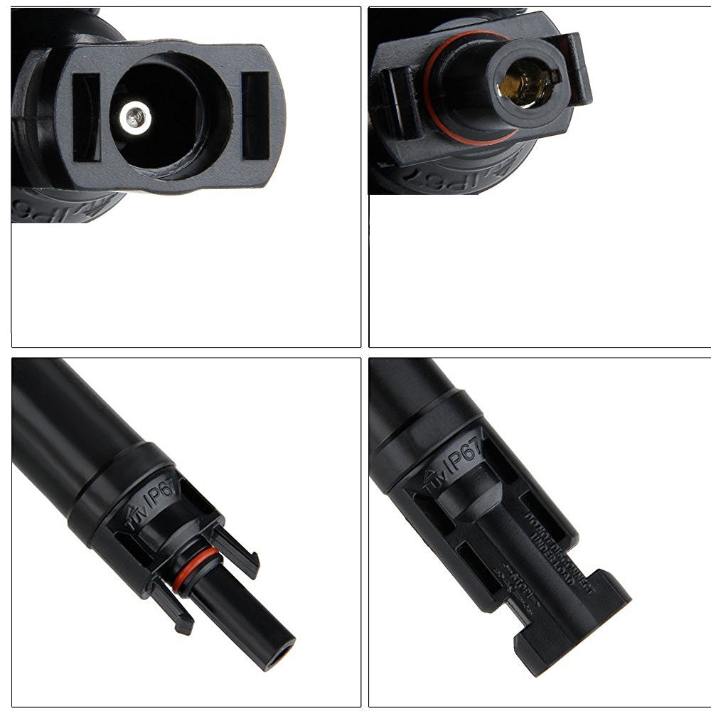 ACOPOWER 20A 4 Pair PV In-Line Diode Connector
