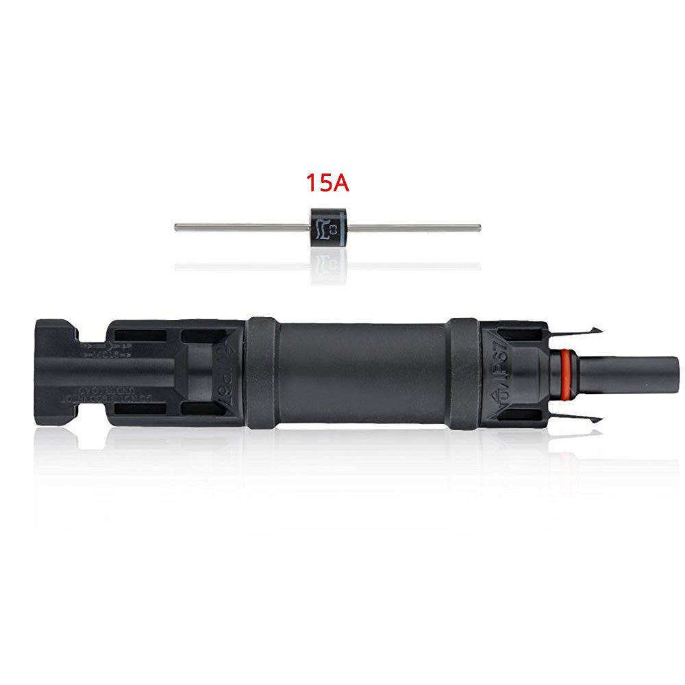 ACOPOWER 20A 4 Pair PV In-Line Diode Connector