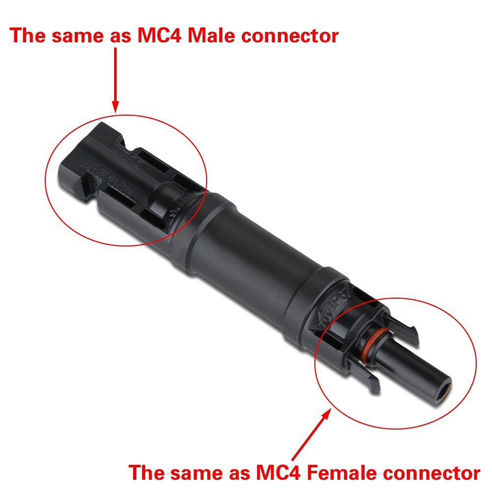 ACOPOWER 20A 4 Pair PV In-Line Diode Connector