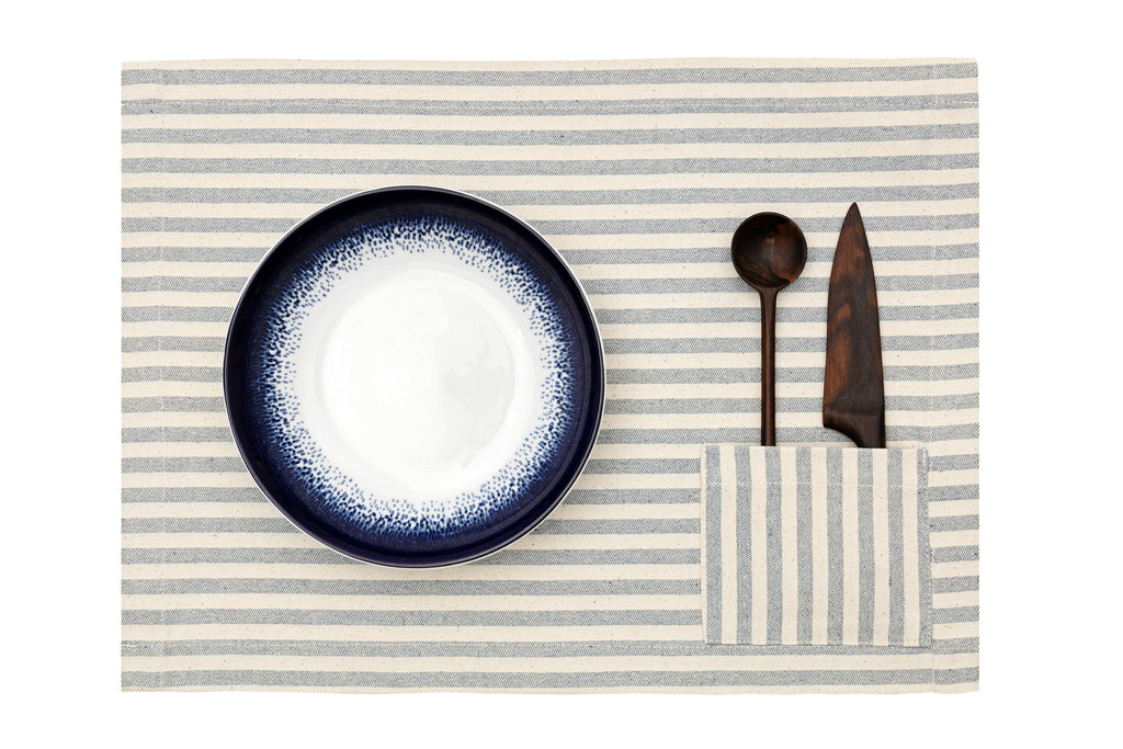 Denim Placemats with Pocket (Set of 4)