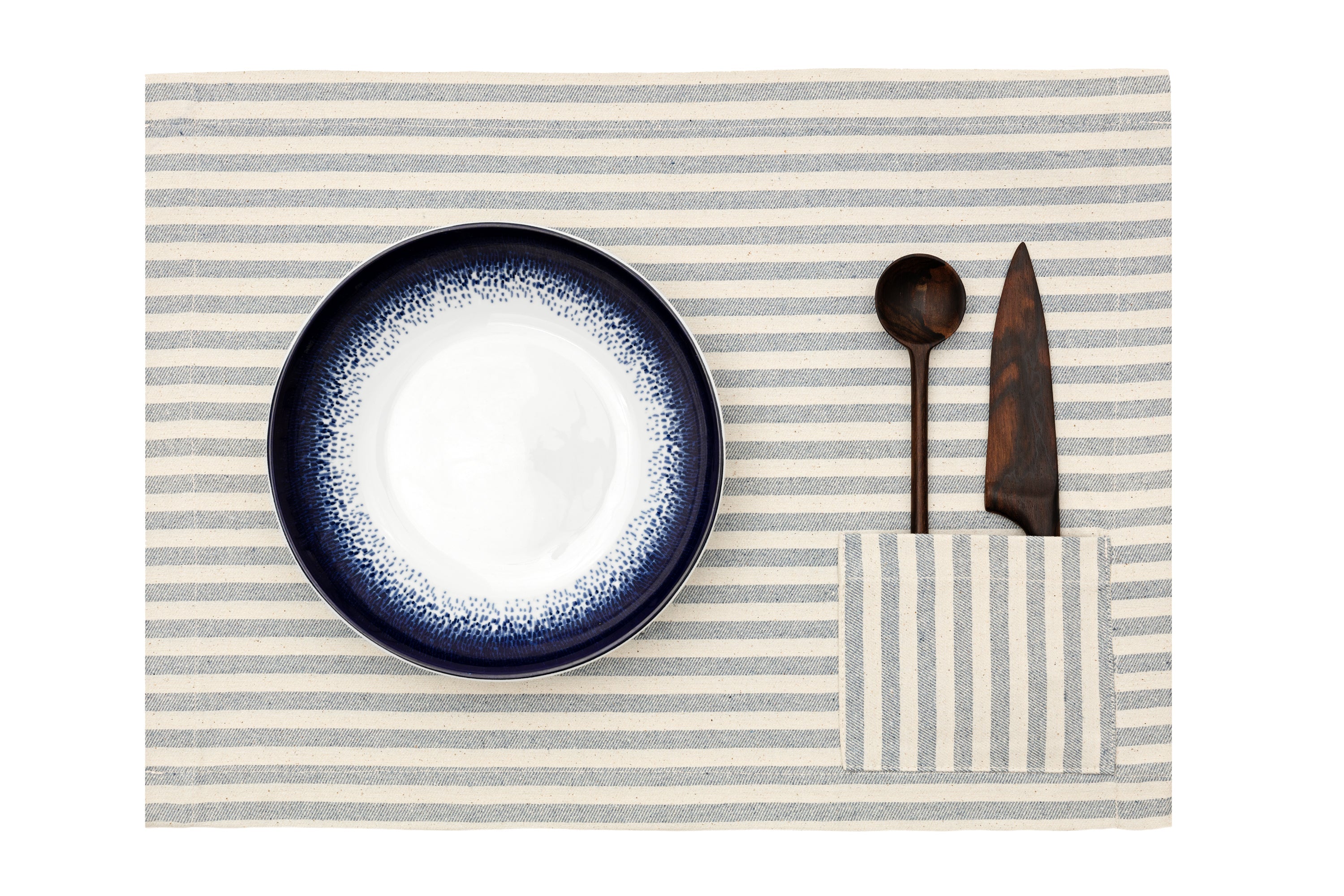 Denim Placemats with Pocket (Set of 4)