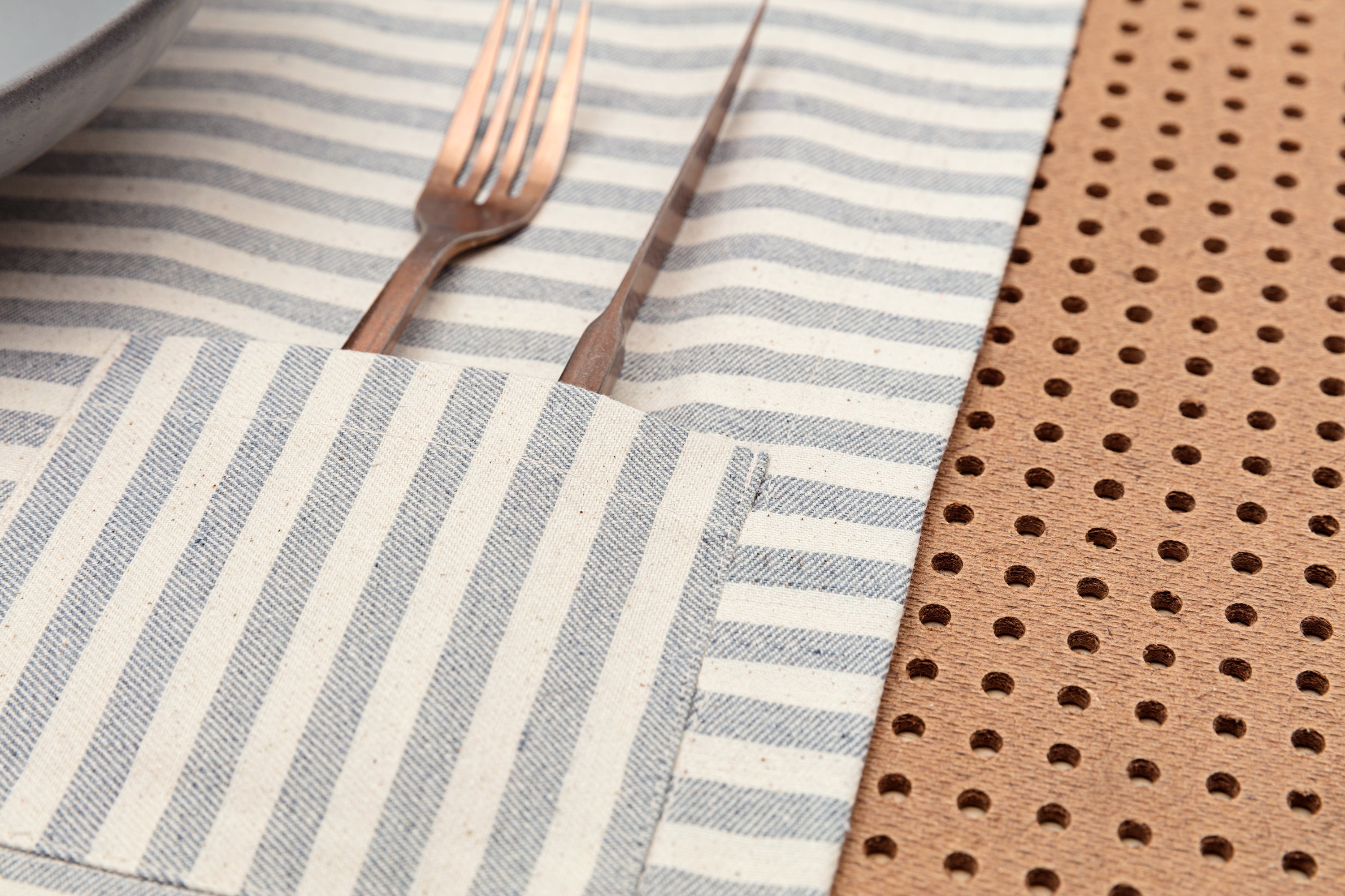 Denim Placemats with Pocket (Set of 4)