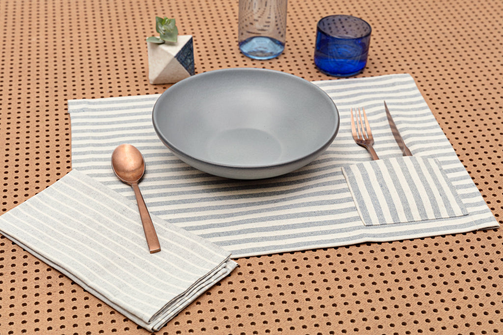 Denim Placemats with Pocket (Set of 4)