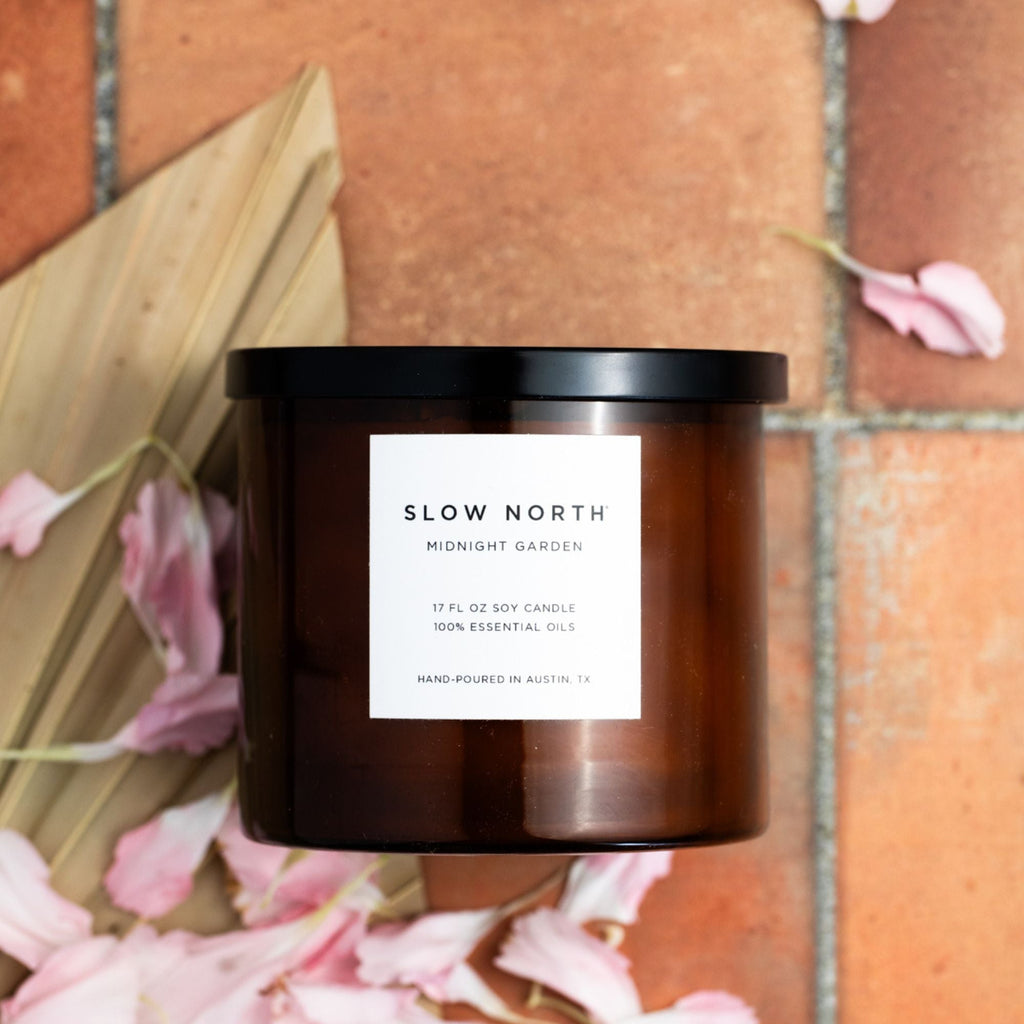 Midnight Garden Signature 3-Wick Candle (Lavender, Rosemary & Geranium)