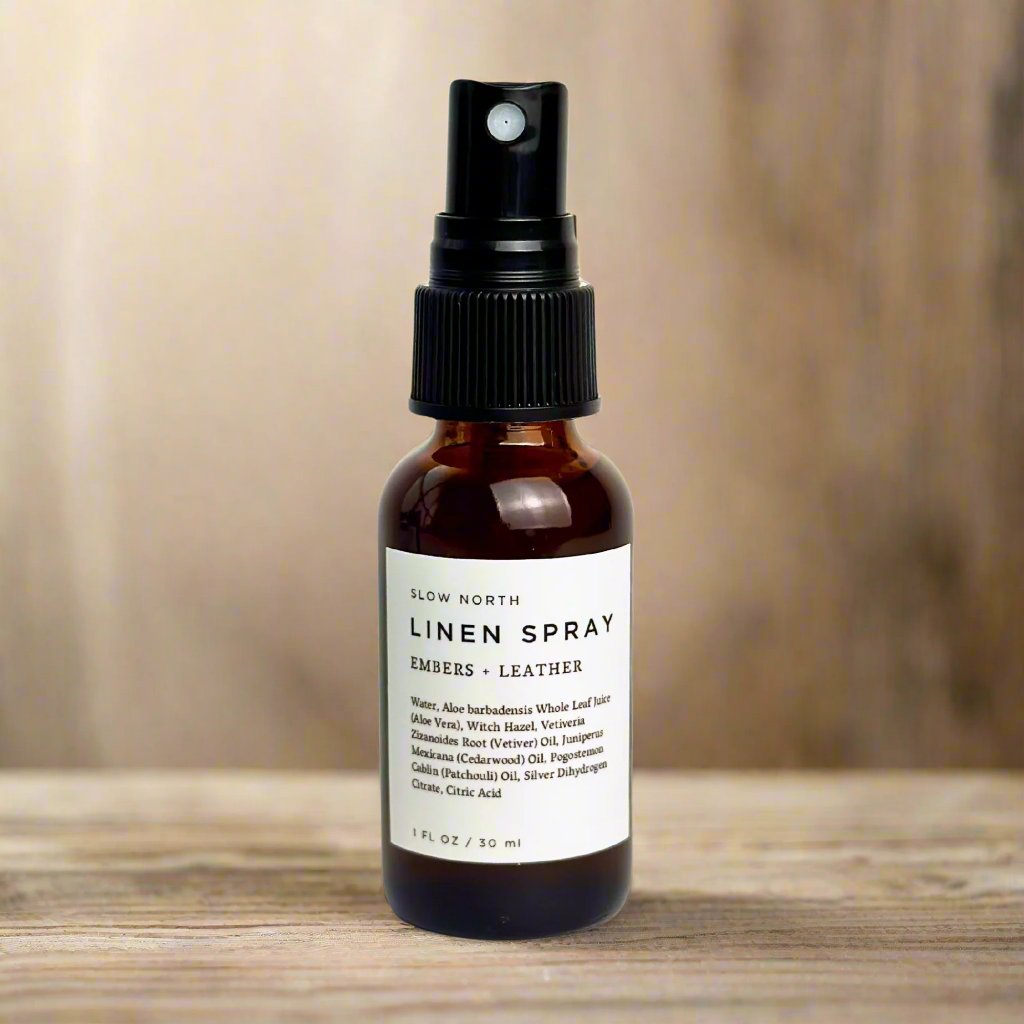 Mini Linen Spray - Embers & Leather