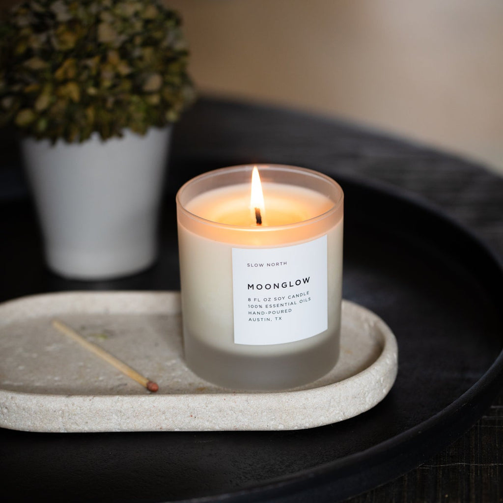 Moonglow Signature Candle (Patchouli, Cinnamon & Black Pepper)