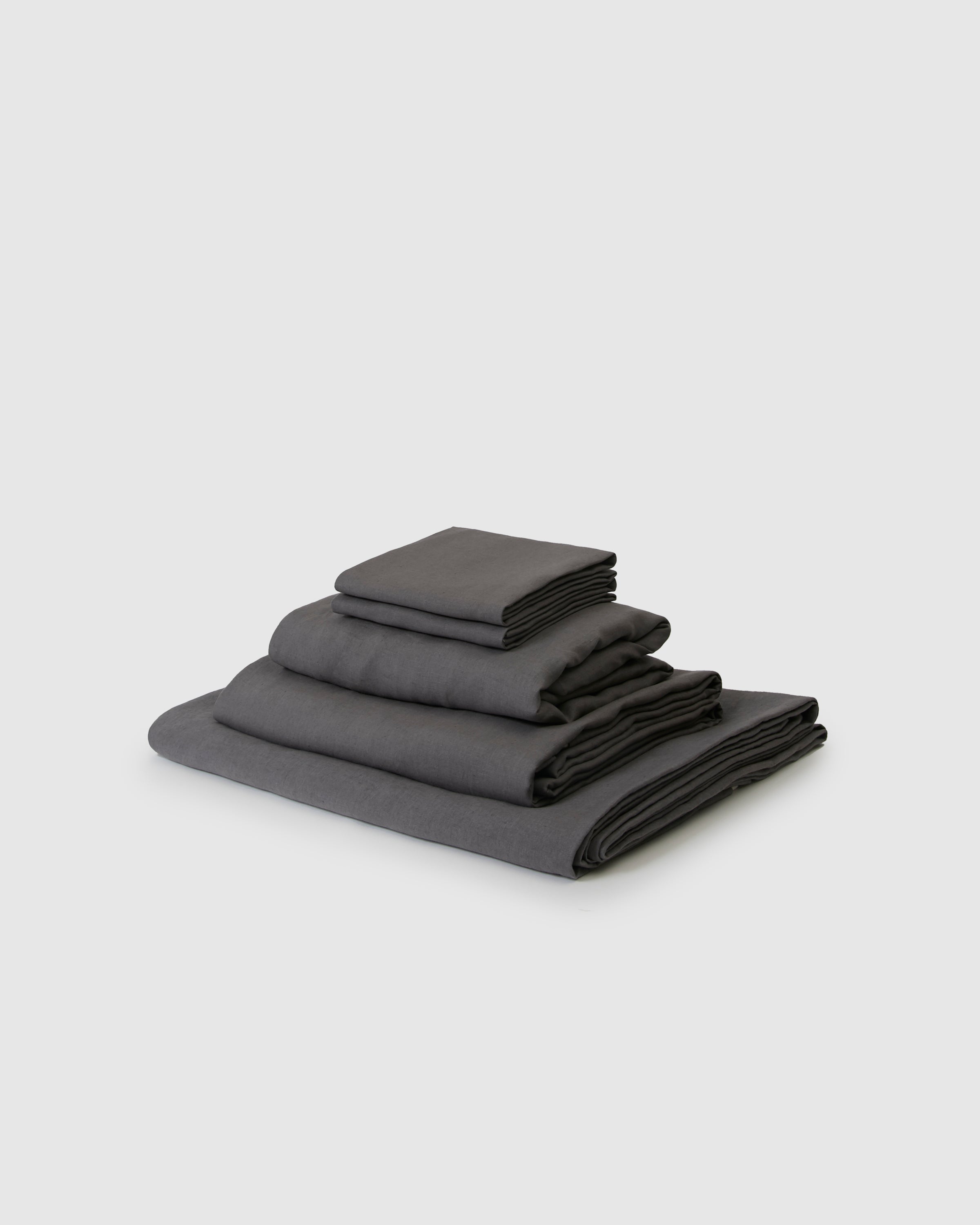 Marcel Linen Collection Set - Storm Stripe