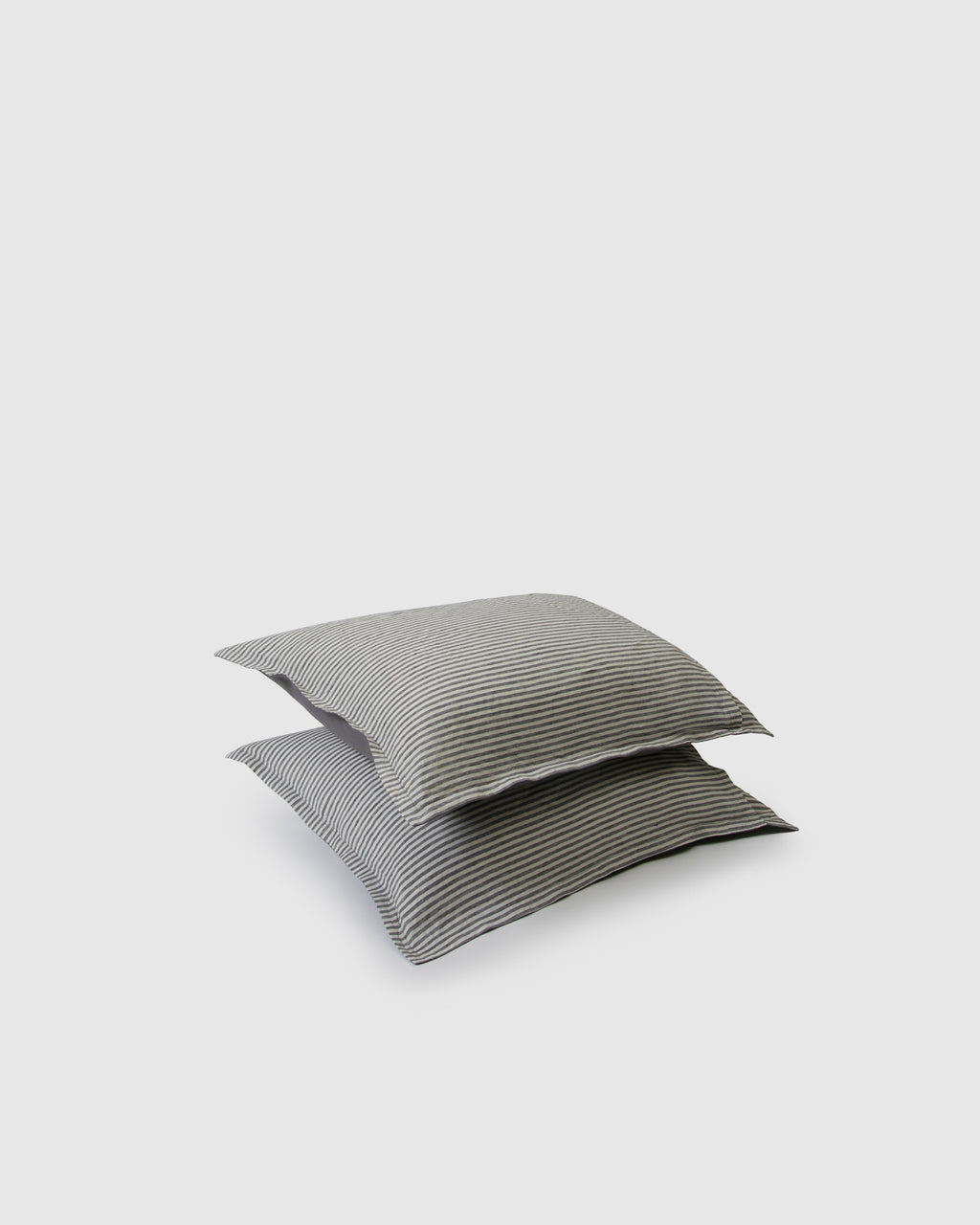 Marcel Linen Pillowcases (Pair) - Storm Stripe