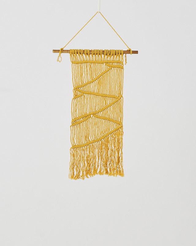 Masaya Macrame Wall Hang | Yellow