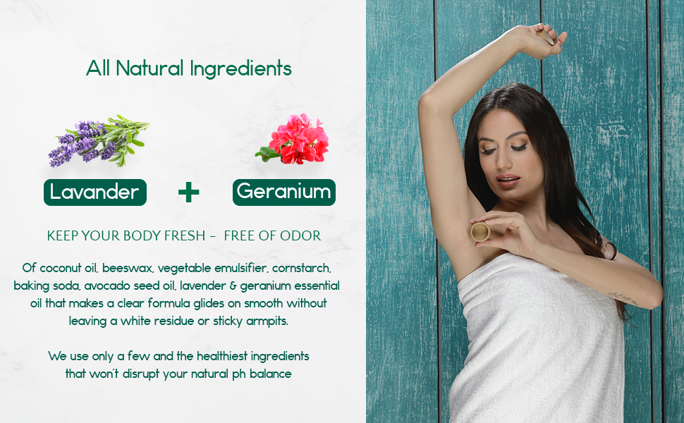 All Natural Plastic-Free Deodorant