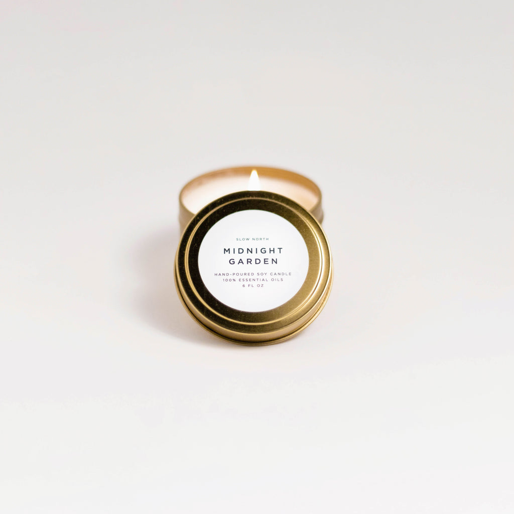 Lavender, Rosemary & Geranium Soy Candle - Midnight Garden
