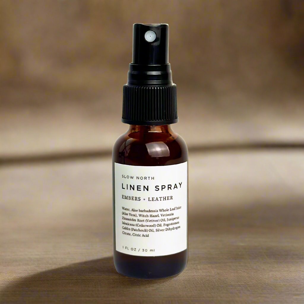Mini Linen Spray - Embers & Leather