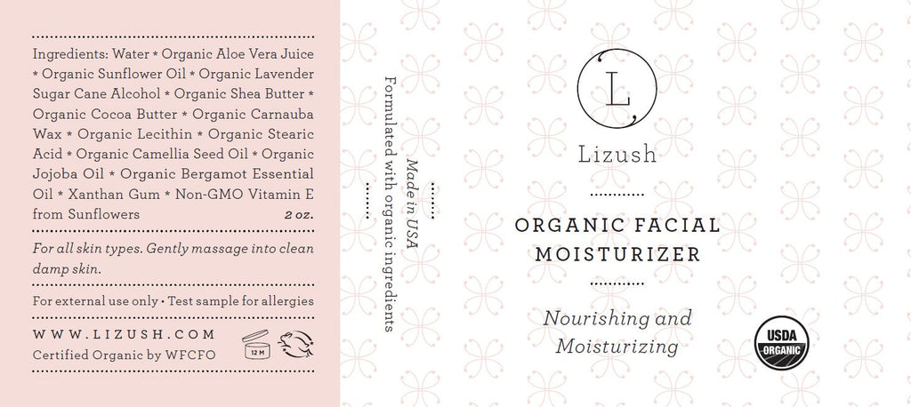 ORGANIC FACIAL MOISTURIZER - Nourishing and Moisturizing