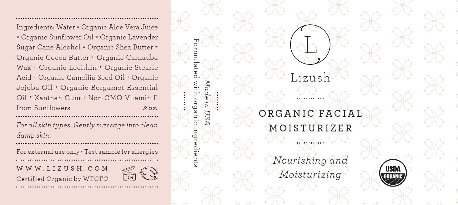 ORGANIC FACIAL MOISTURIZER - Nourishing and Moisturizing