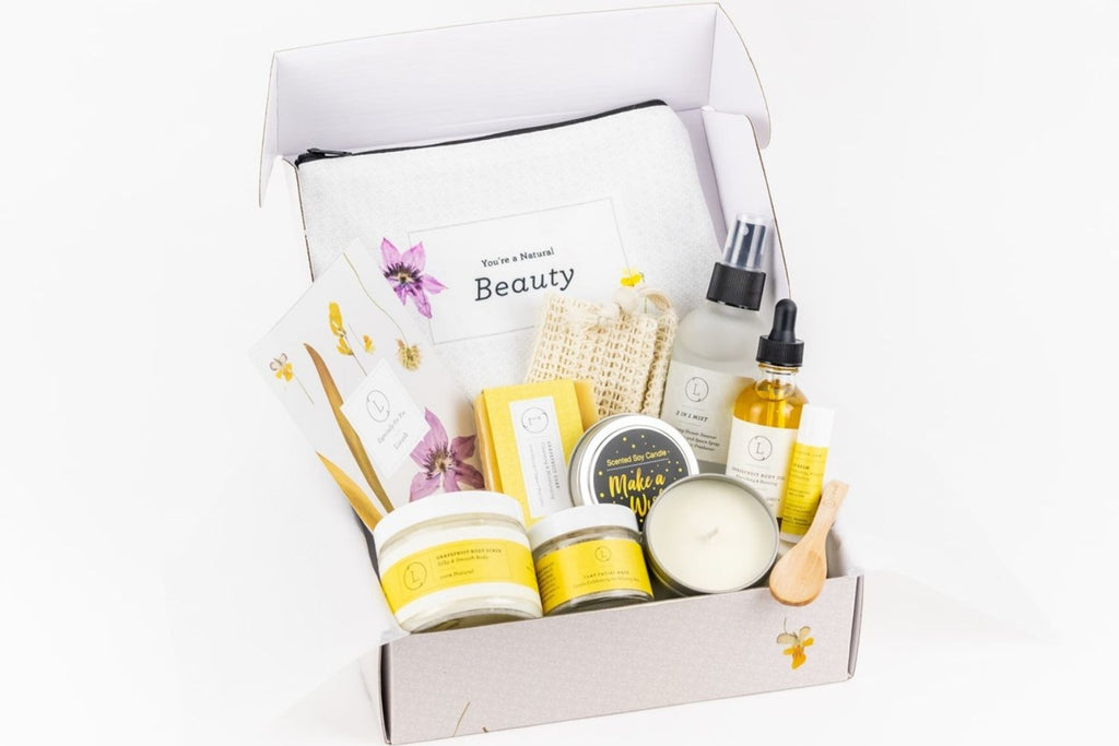 Handmade Natural Bath and Body Spa Gift Box