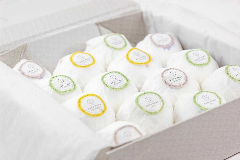 100% Natural Relaxing Bath Bombs Gift Box
