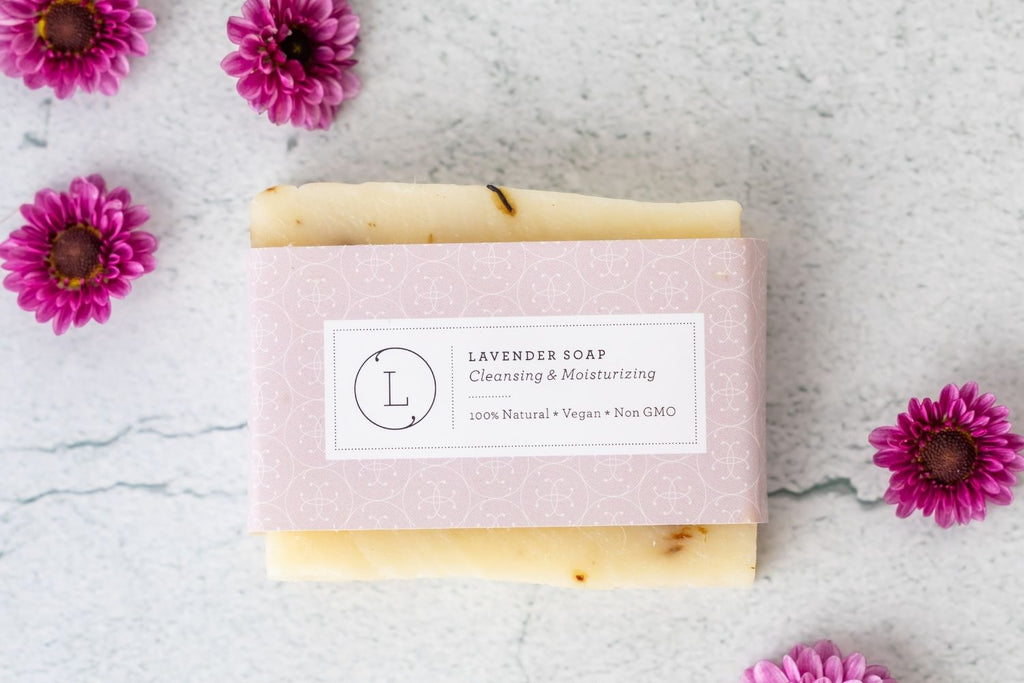 Natural Cold Process Soap Bar with Essential Oils (2ct.)