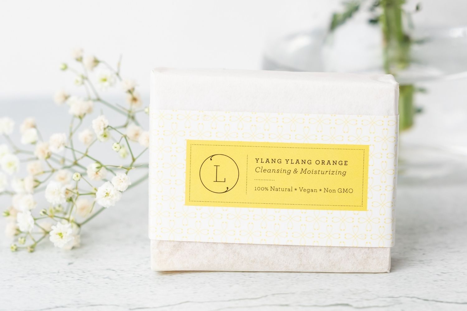 Natural Orange Ylang Ylang Handmade Bar Soap (2ct.)