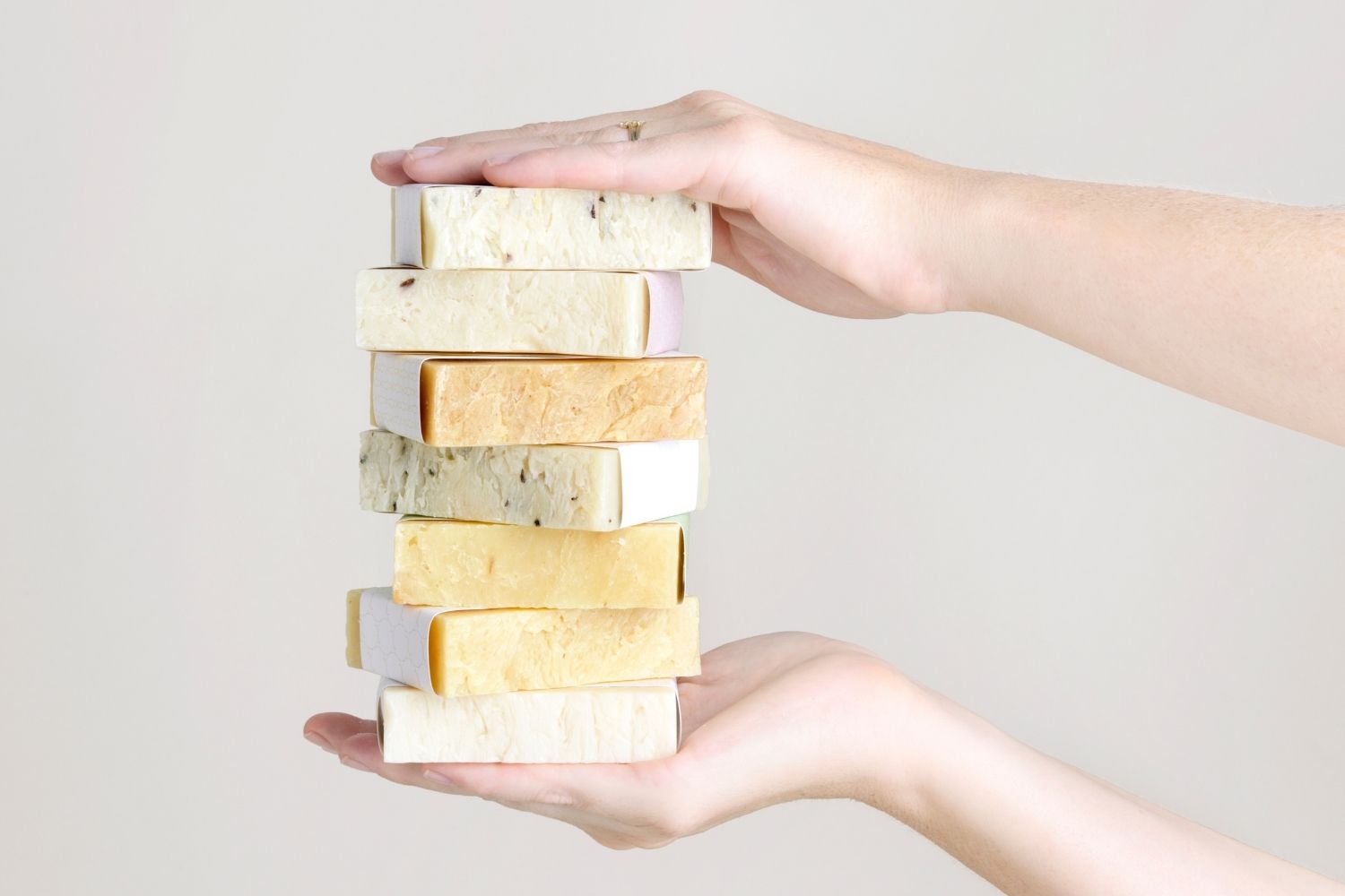 Natural Cold Press Soap Bars Gift Set Box (Set of 6)