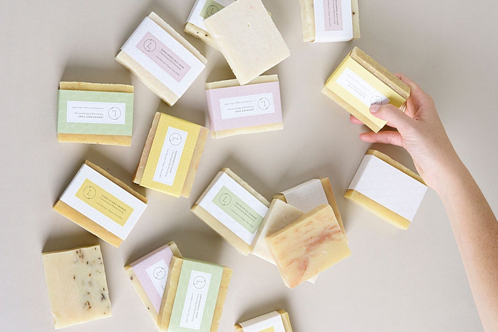 Natural Cold Process Soap Bar with Essential Oils (2ct.)