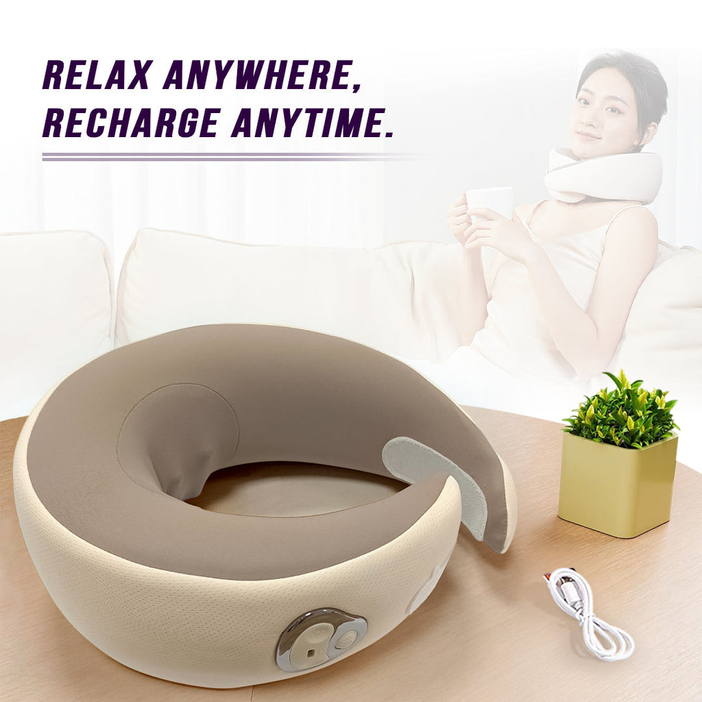 Multi-Purpose Neck Massage Pillow with Warmth Function