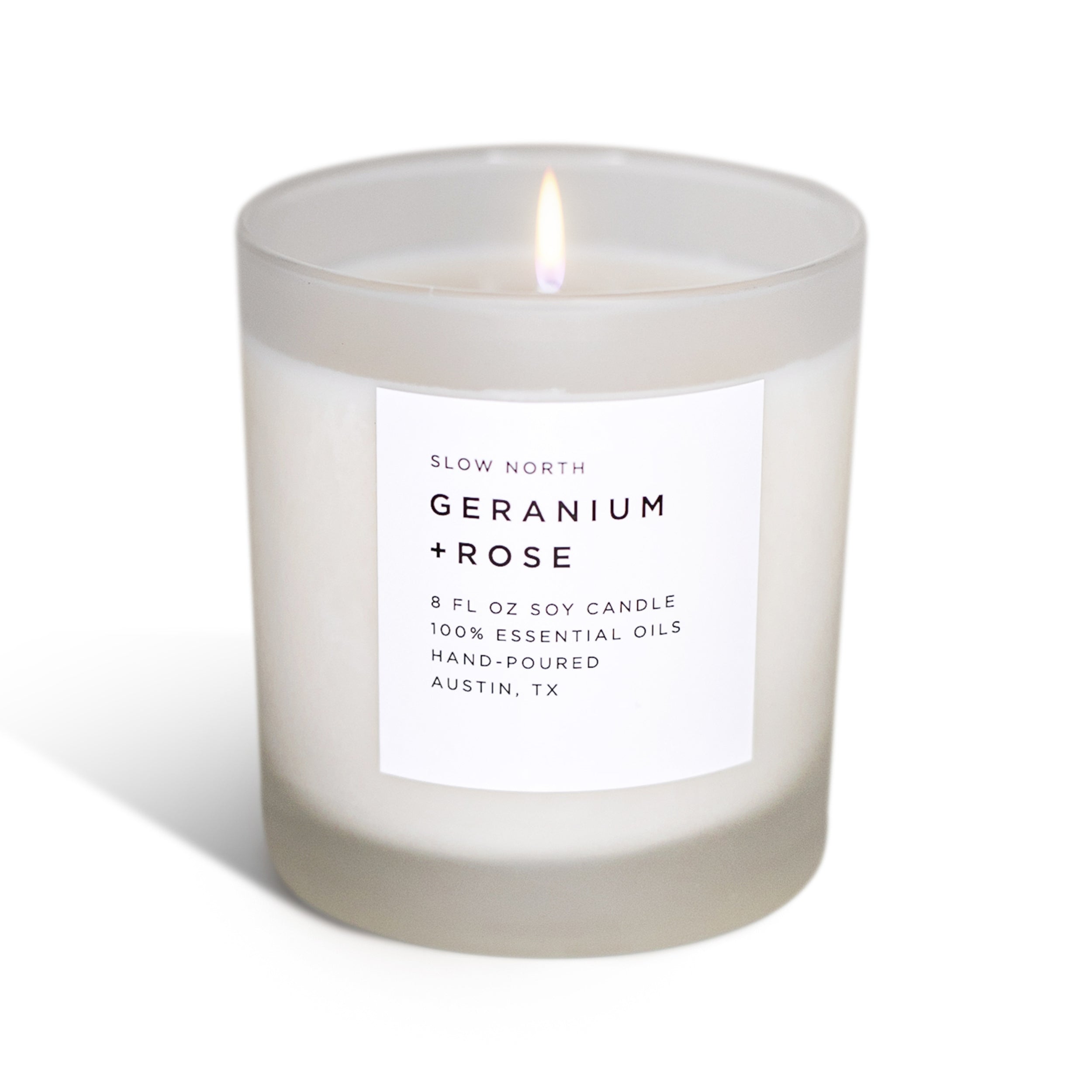 Geranium & Rose Signature Candle