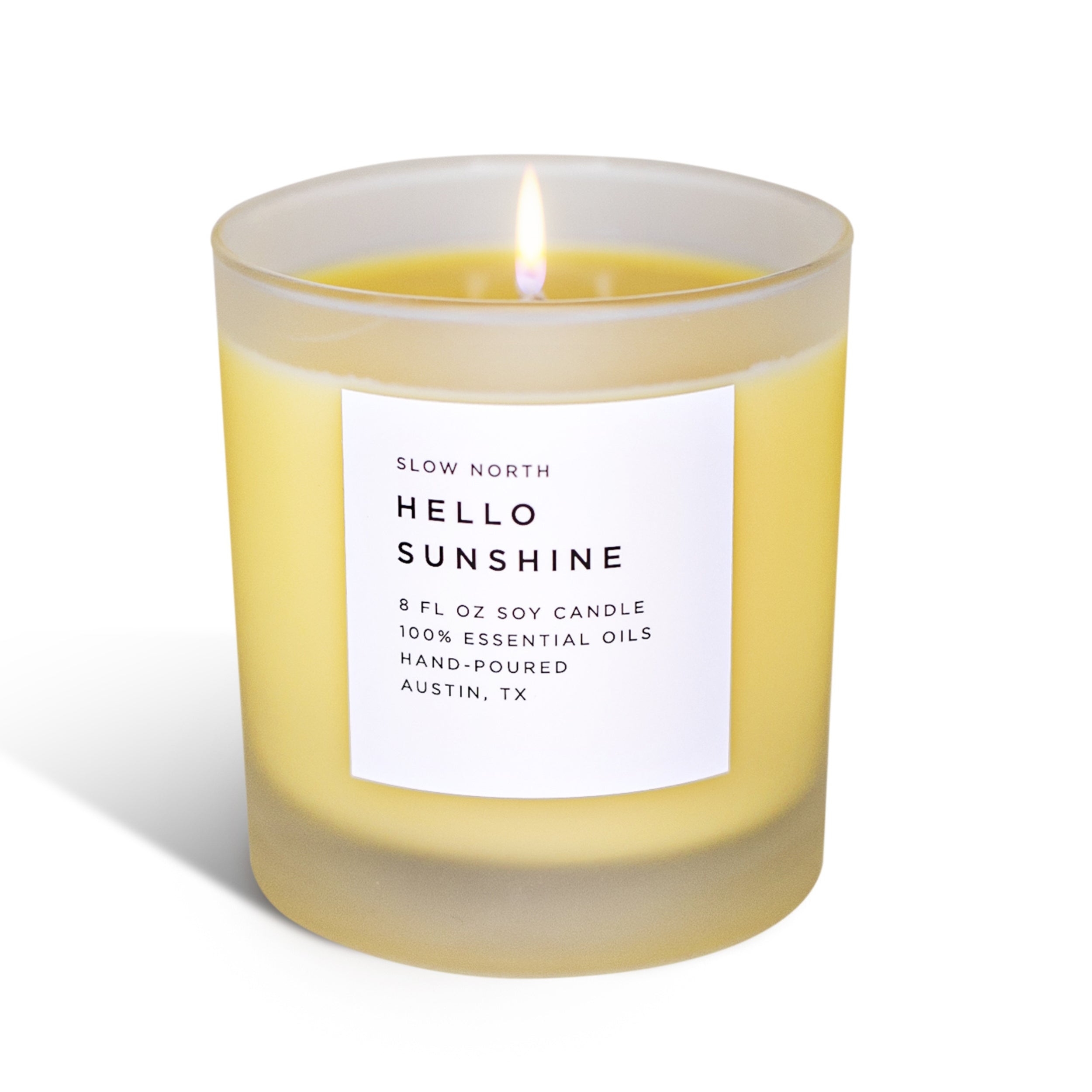Hello Sunshine Signature Candle (Grapefruit + Geranium + Lime)