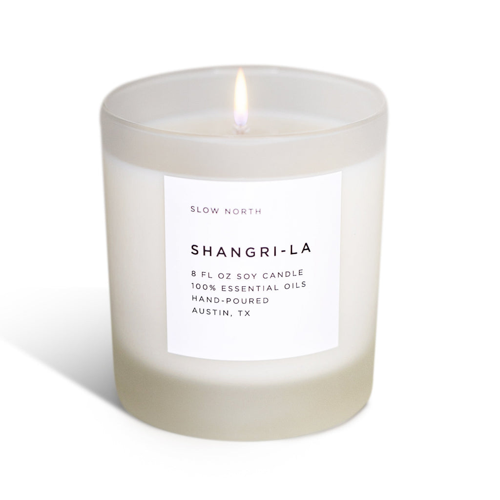 Shangri-La Signature Candle (Eucalyptus, Lavender & Lemongrass)