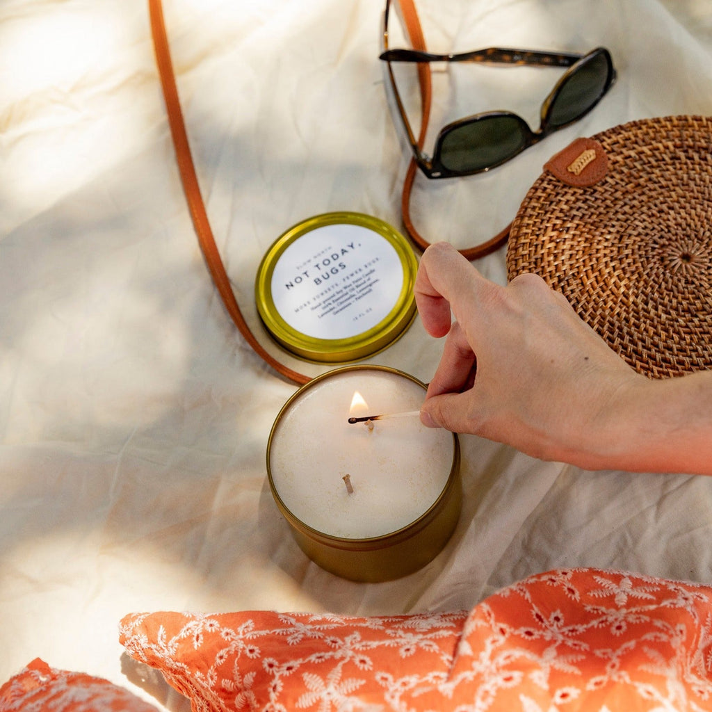 "Not Today, Bugs" Mosquito Candle