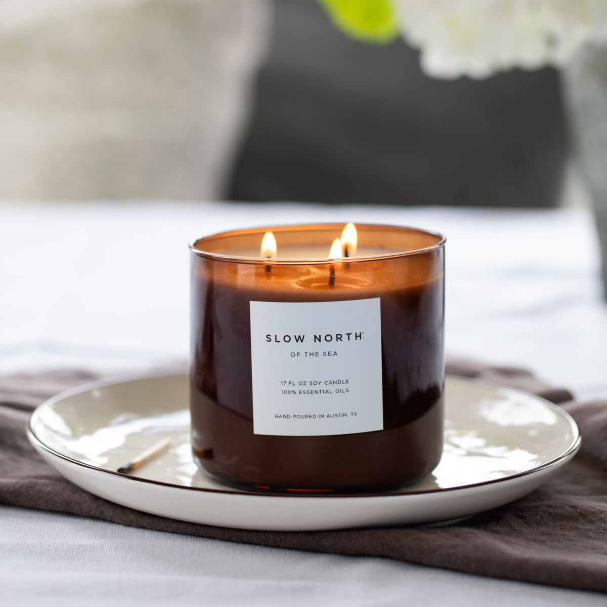 Of The Sea Signature 3-Wick Candle (Eucalyptus, Lavender & Peppermint)