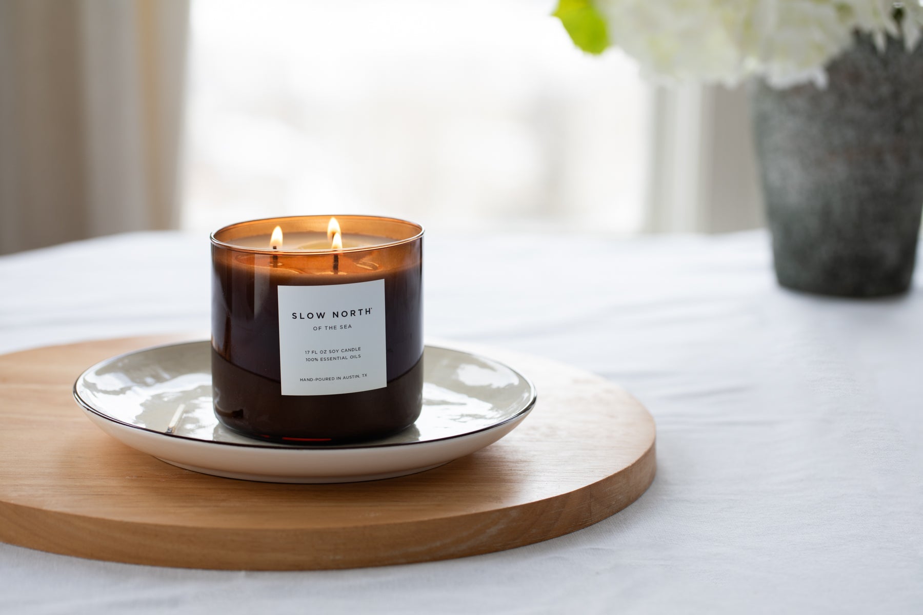 Of The Sea Signature 3-Wick Candle (Eucalyptus, Lavender & Peppermint)