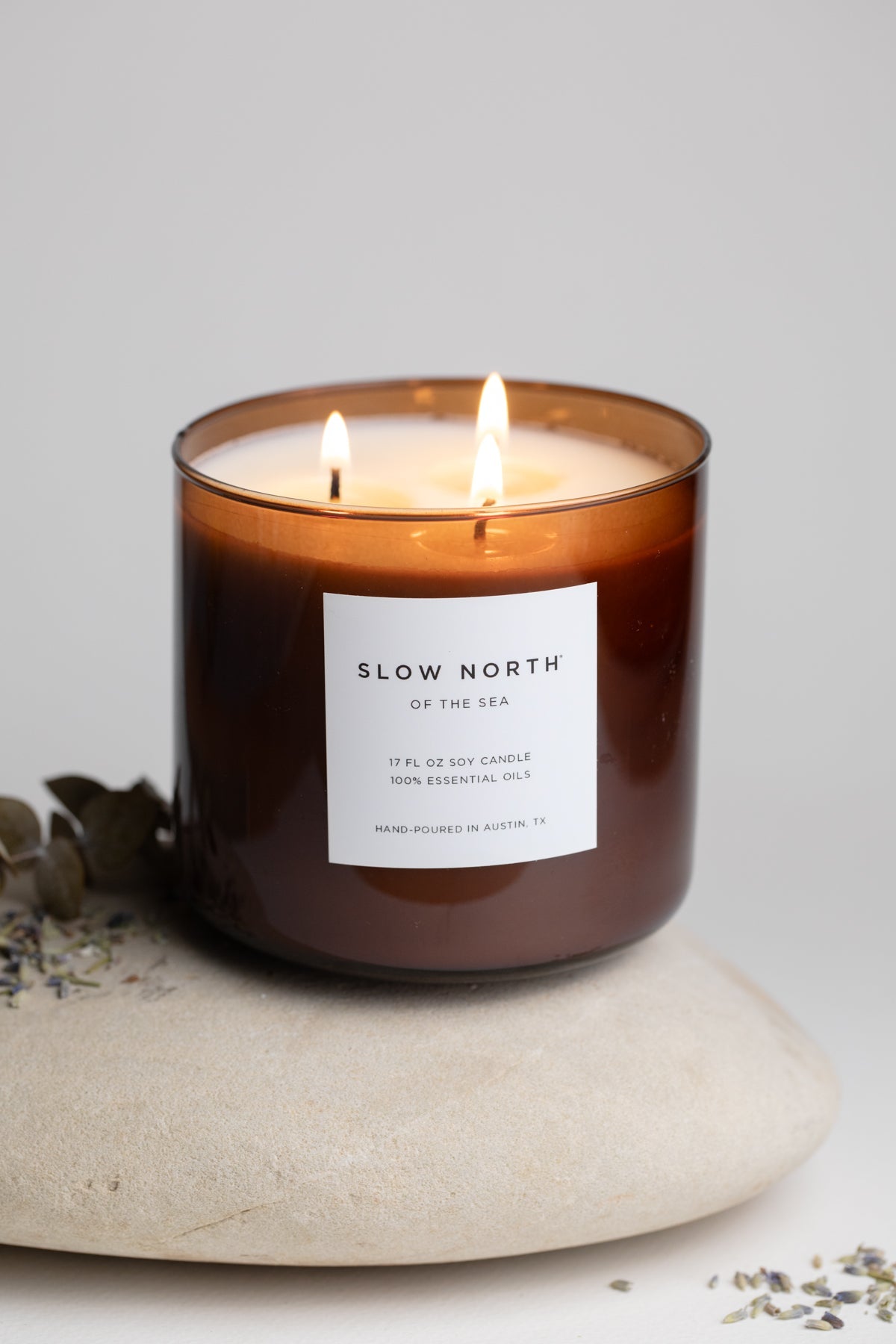 Of The Sea Signature 3-Wick Candle (Eucalyptus, Lavender & Peppermint)