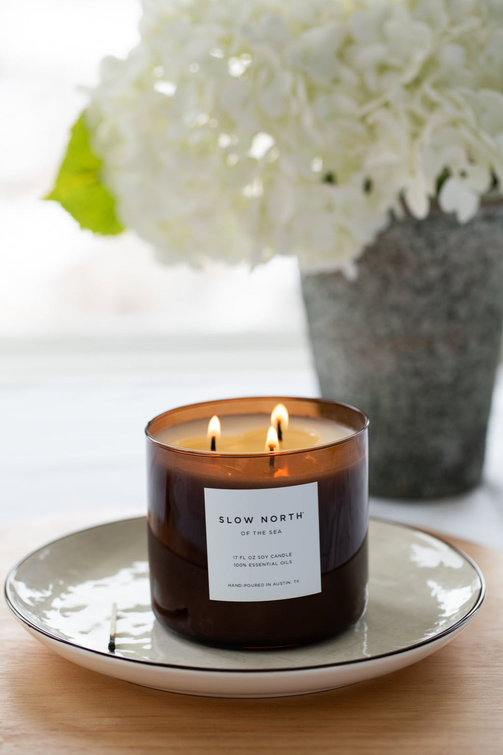Of The Sea Signature 3-Wick Candle (Eucalyptus, Lavender & Peppermint)