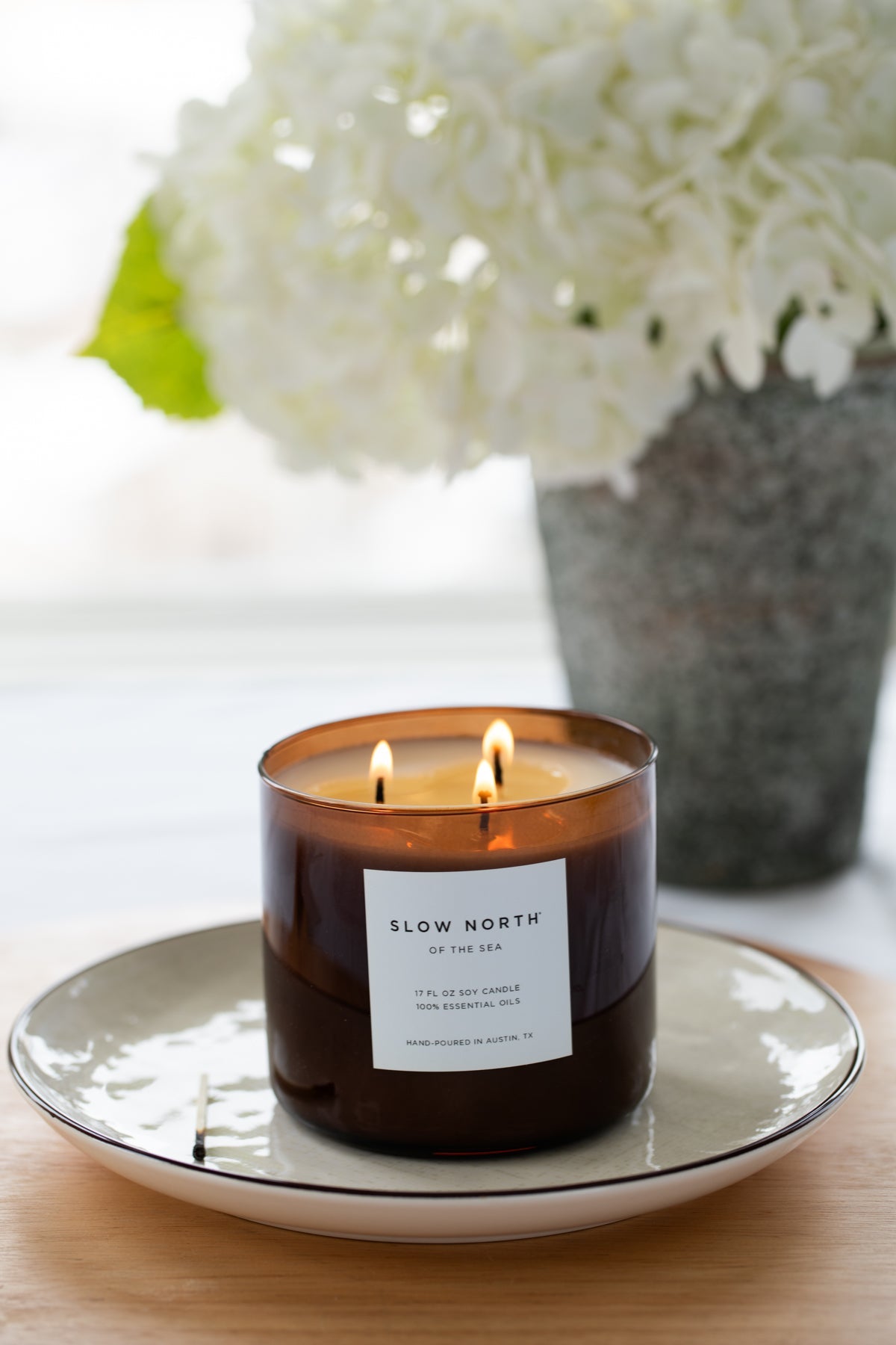 Of The Sea Signature 3-Wick Candle (Eucalyptus, Lavender & Peppermint)