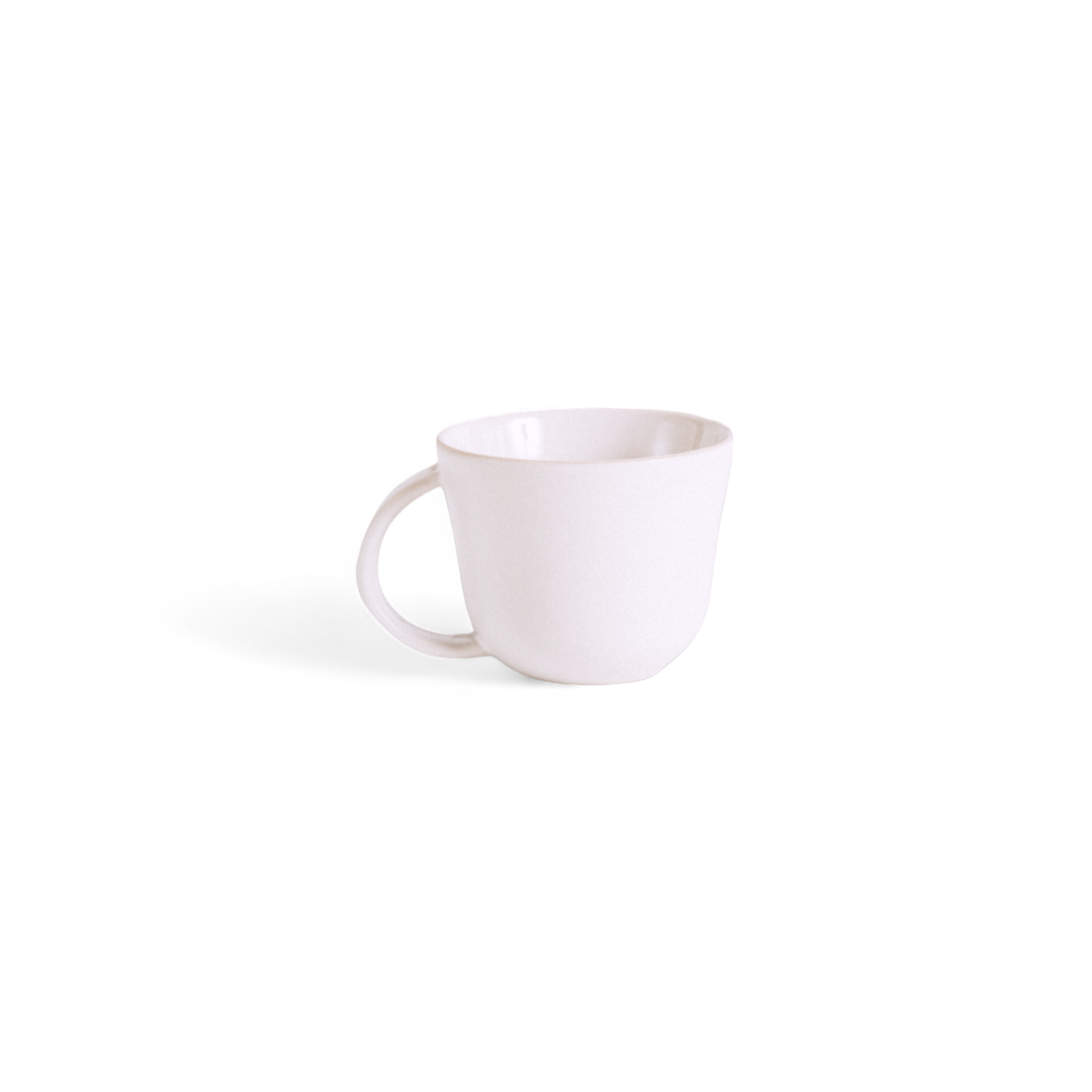 Tunisian Mug - Matte White