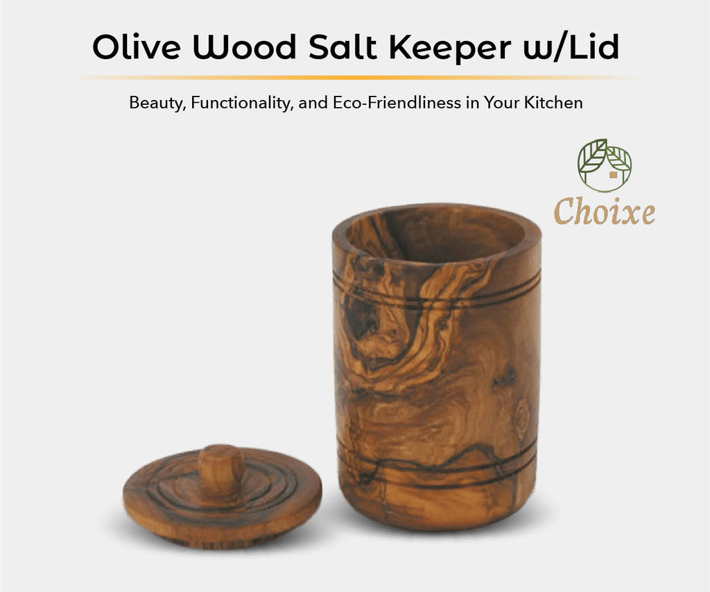 Olive Wood Jar with Lid