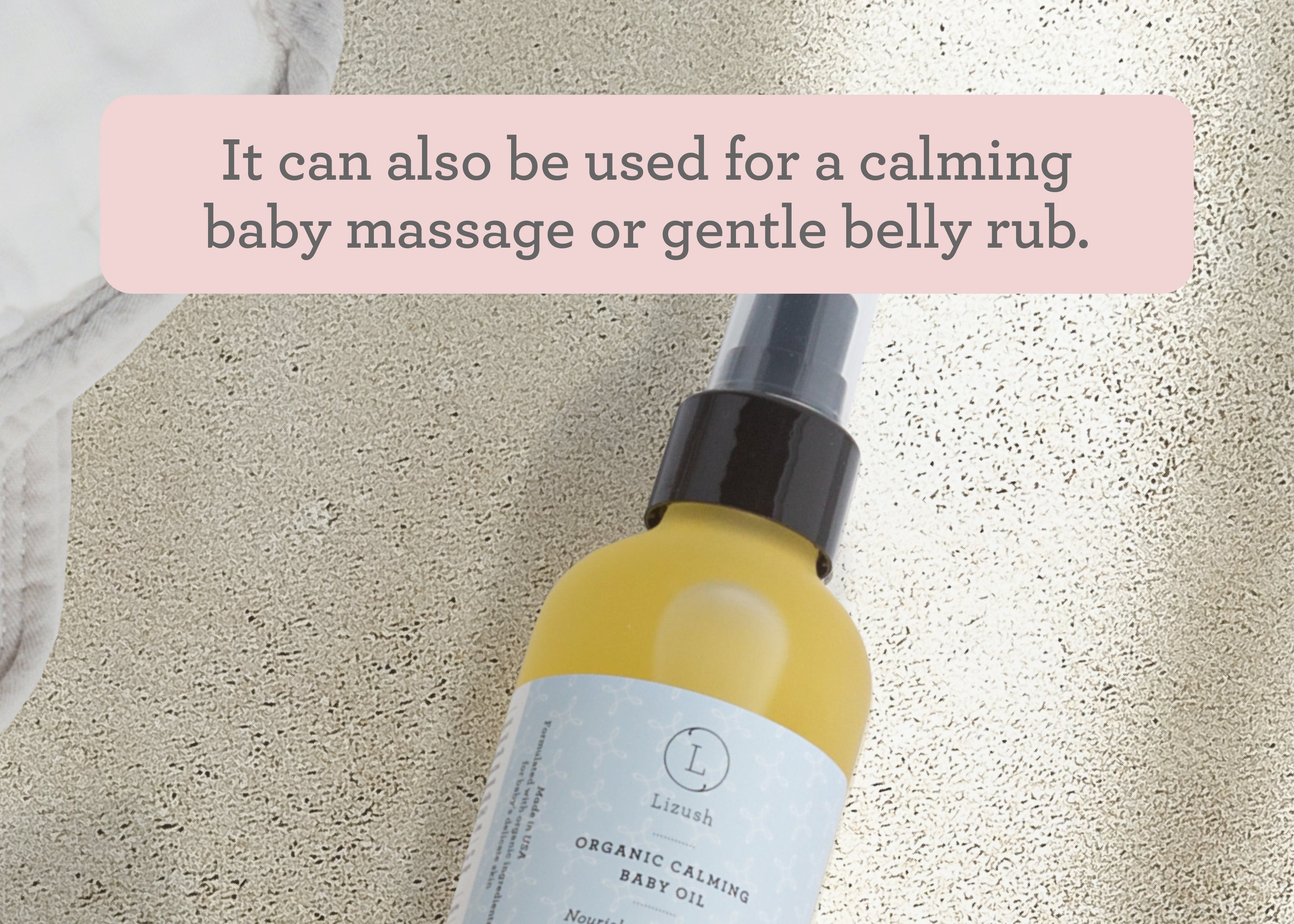 ORGANIC CALMING BABY OIL - Nourishing, Soothing & Calming