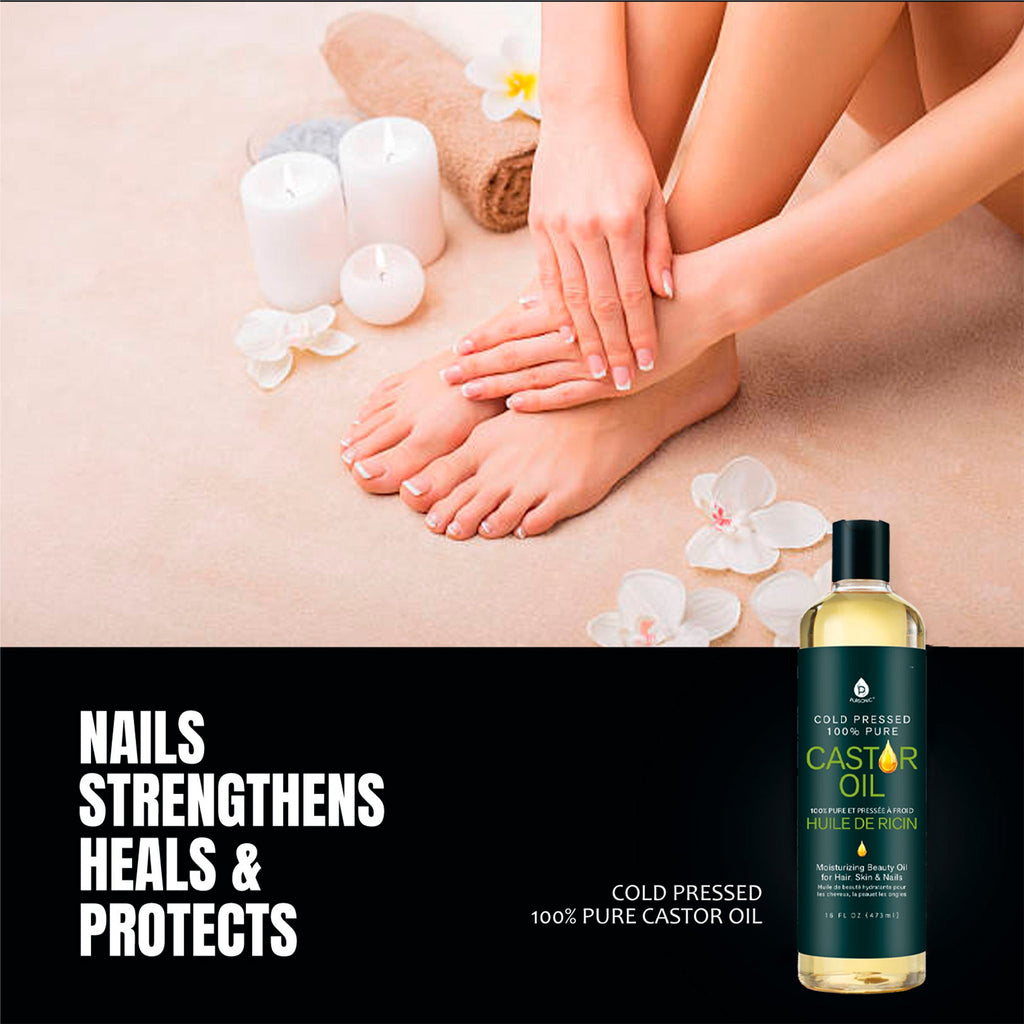 100% Pure Cold Pressed Castor Oil