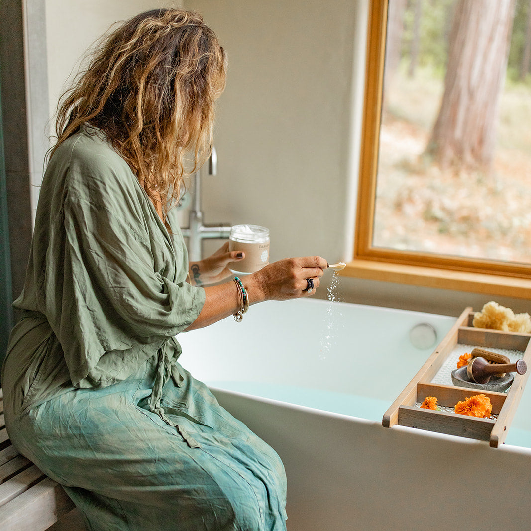 Coconut Milk Bath | Ayurvedic Herbal Soaking Routine for Skin & Spirit