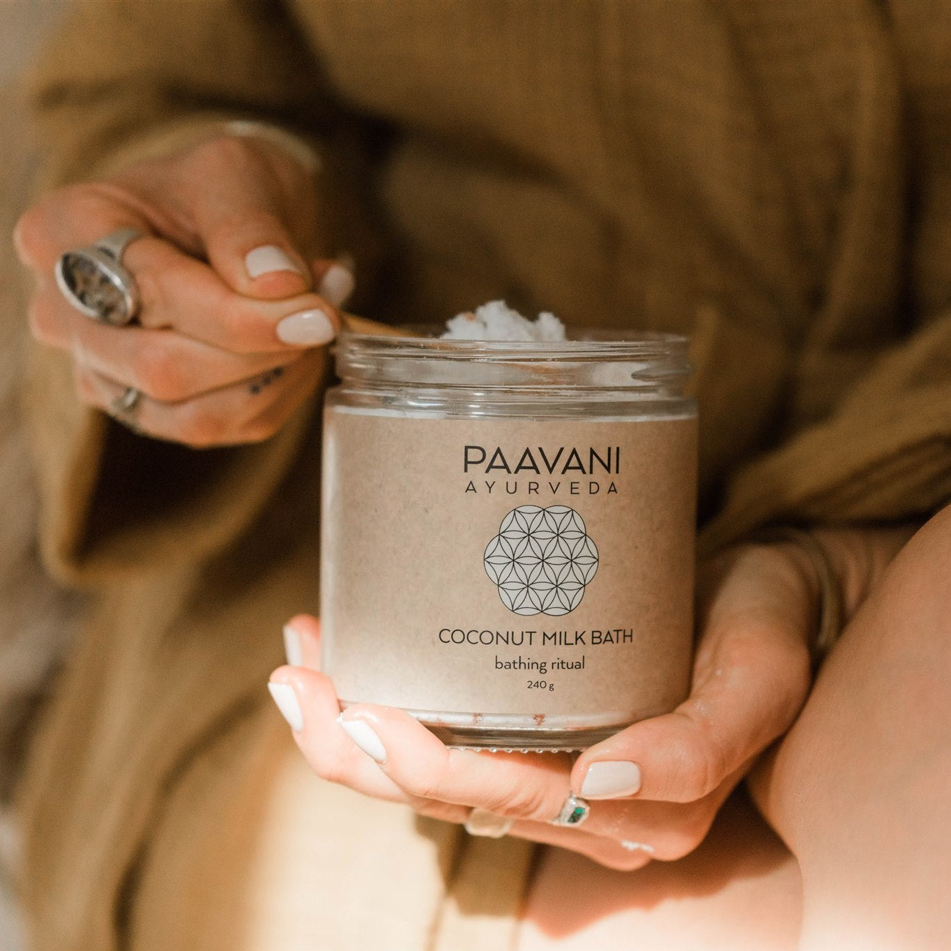 Coconut Milk Bath | Ayurvedic Herbal Soaking Routine for Skin & Spirit