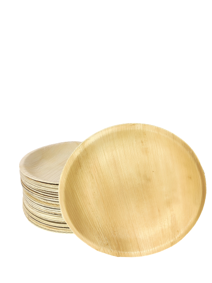 Palm Leaf Plates Round 7" Inch (Set of 25/50/100)