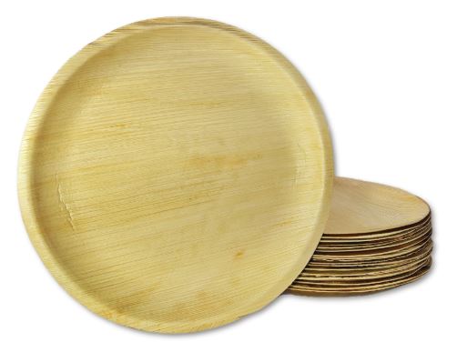 Palm Leaf Platter Tray Round 12" Inch (Set of 25/50/100/200)