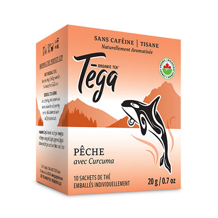 Organic Peach Turmeric Herbal Tea