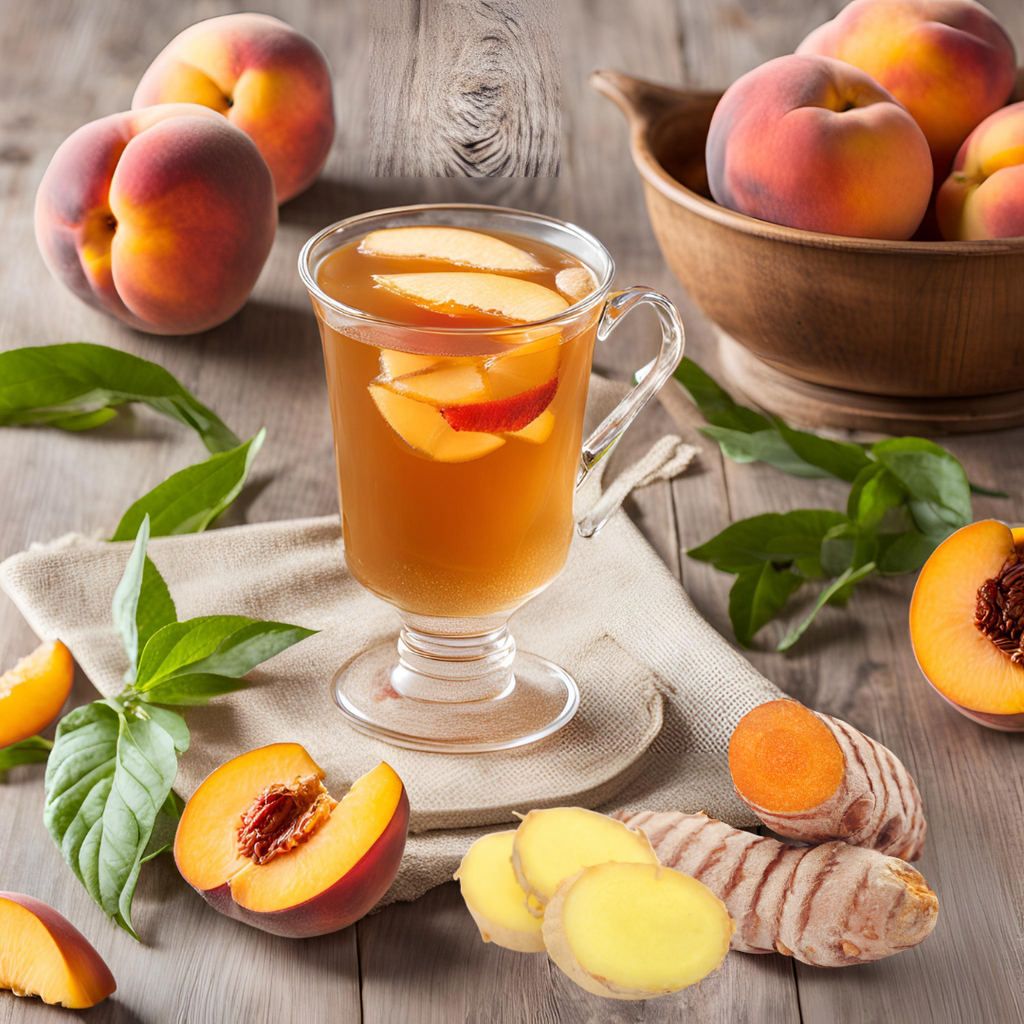 Organic Peach Turmeric Herbal Tea