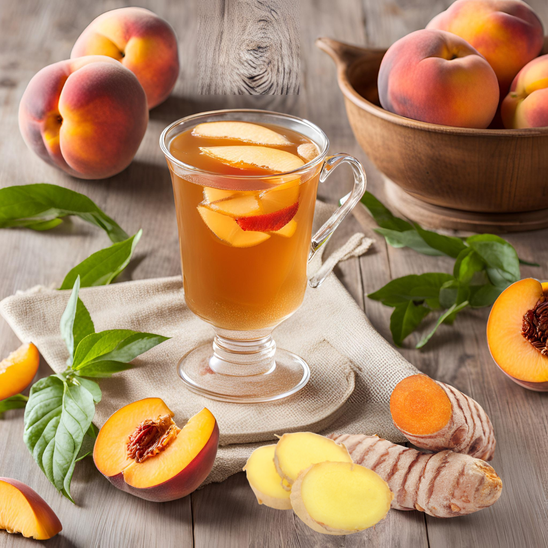 Organic Peach Turmeric Herbal Tea
