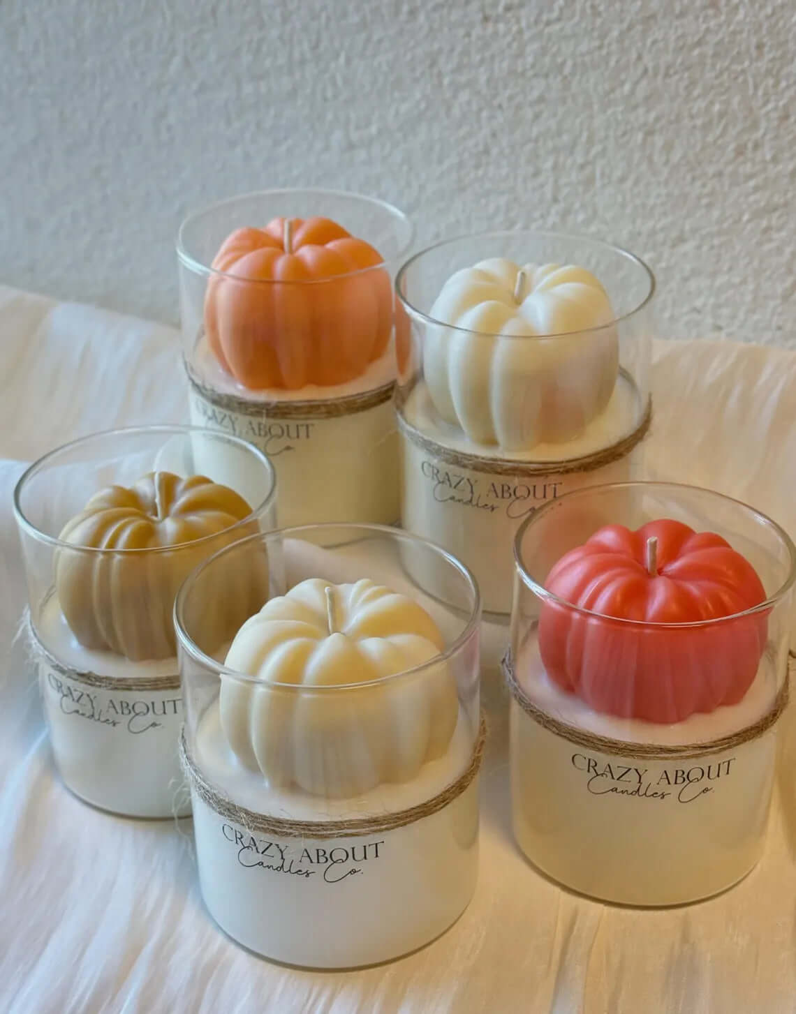 Pumpkin Candle in Glass Jar