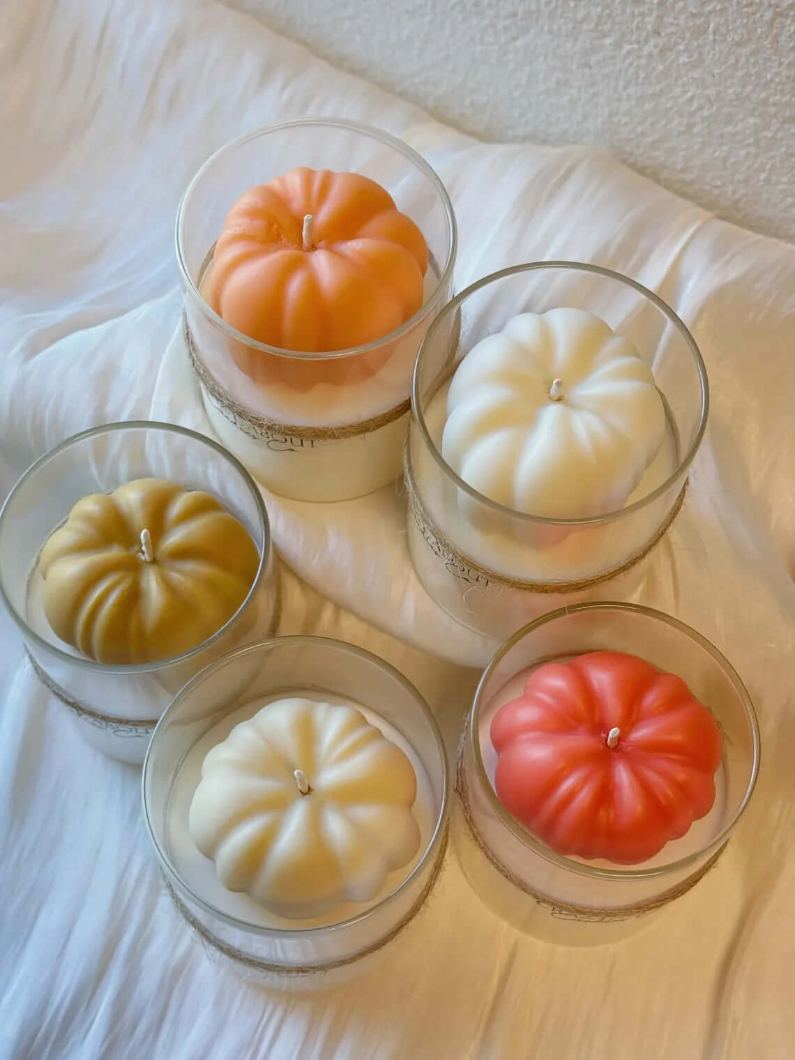 Pumpkin Candle in Glass Jar